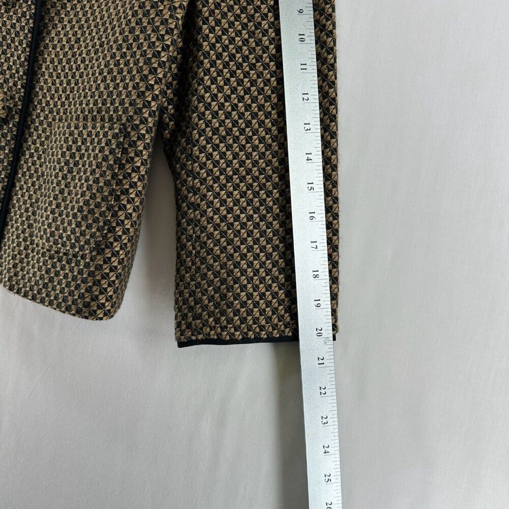 Amanda Smith Brown and Black Patterned Blazer - image 11